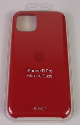 Original Apple Silikon Case für iPhone 11 Pro - (PRODUCT)RED - MWYH2ZM/A - Neu