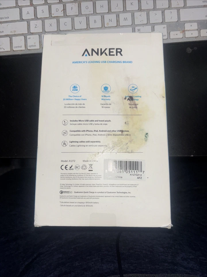 Cargador portátil Anker PowerCore Speed 20000 con carga rápida 3.0 - negro Foto 3 de 3