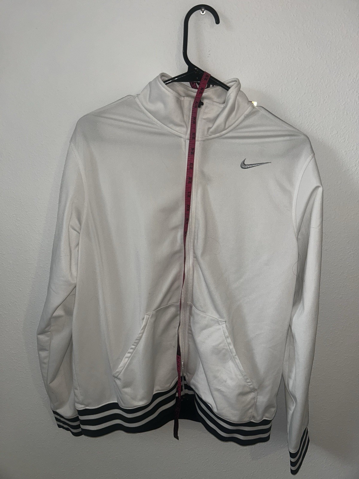 SACAI X NIKE Giacca Nike Full Zip Grigio Dri Fit Leggera Uomo Grande. B9