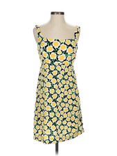 Diane Von Furstenburg For Target Women Yellow Casual Dress 2
