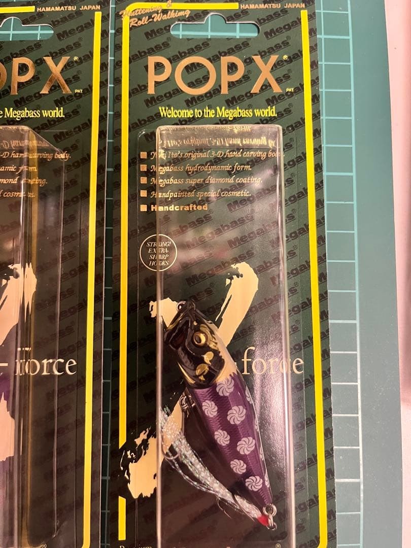 MEGABASS POPX SPC Karashishi 3 Poppers New Unused JDM - Image 3
