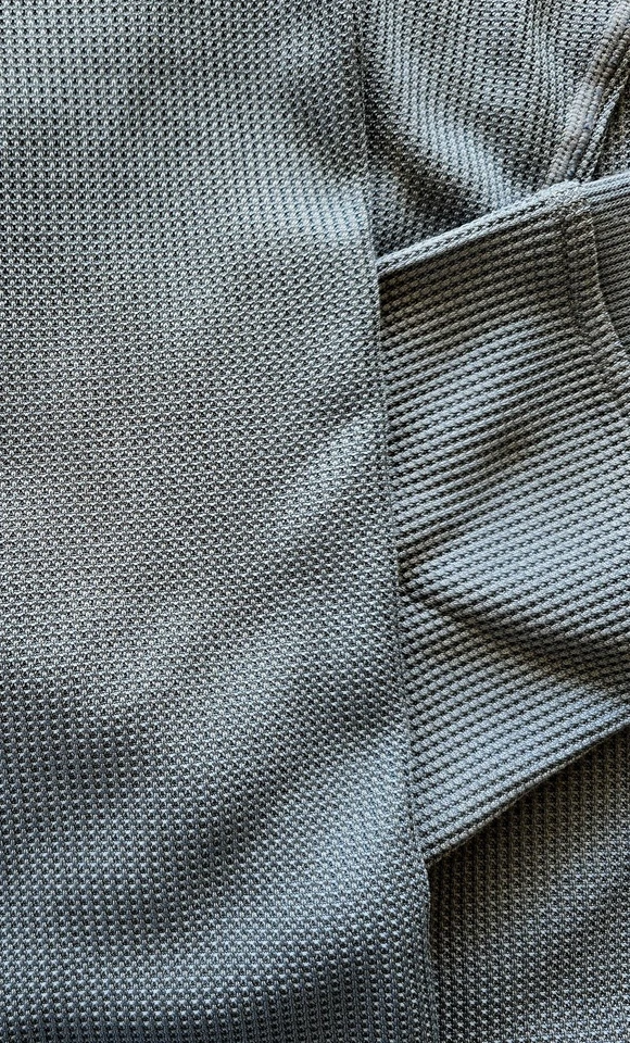 Hombre Liberty Pro Manga Larga Henley Patrón Waffle Manga Larga: Talla L Foto 4 de 4