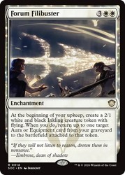 Forum Filibuster #14 Secrets of Strixhaven Commander (SOC) Near Mint
