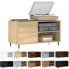 Plattenschrank Schallplattenschrank Plattenspieler Ständer Schrank 85x38x48cm