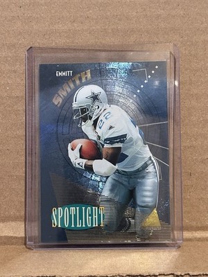 1995 pinnacle club collection spotlight Emmitt smith #1