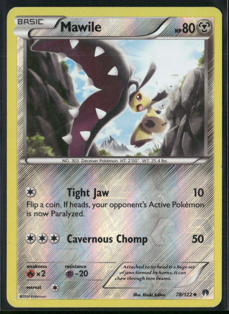 XY - BREAKpoint #78/122 Mawile reverse holo