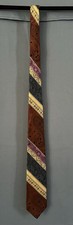 Givenchy Monsieur Vintage Tie-All Silk From Italy-Made In USA Vibrant Colors 3  W