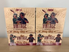 2026 Onyx Vintage Baseball Hobby Box,5 Autos Per Box 30 Packs READY TO SHIP