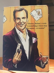 Illusion Inspired Faux Leather Journal Magician Comedy TV Quote