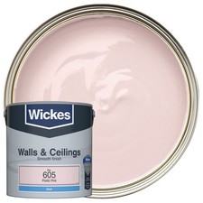 Vinyl Matt Emulsion Poetic Pink 605 Interior Wall Ceiling Paint 2.5L Pro UK 8.40 per litre