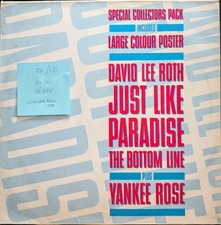 David Lee Roth Just Like Paradise Vinyl Record 12" EX/VG W8119TW 1988