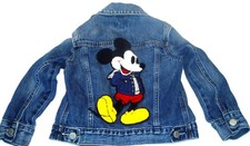Unisex TODDLER/KIDS GAP DISNEY MICKEY MOUSE DENIM BLUE JEAN JACKET Size 4T