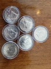 1967 Kennedy Half Dollar 40% Silver BU Lot of 6