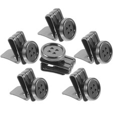 6 Pcs Dress Accessories Suspenders Button Buttons for Mens Pants
