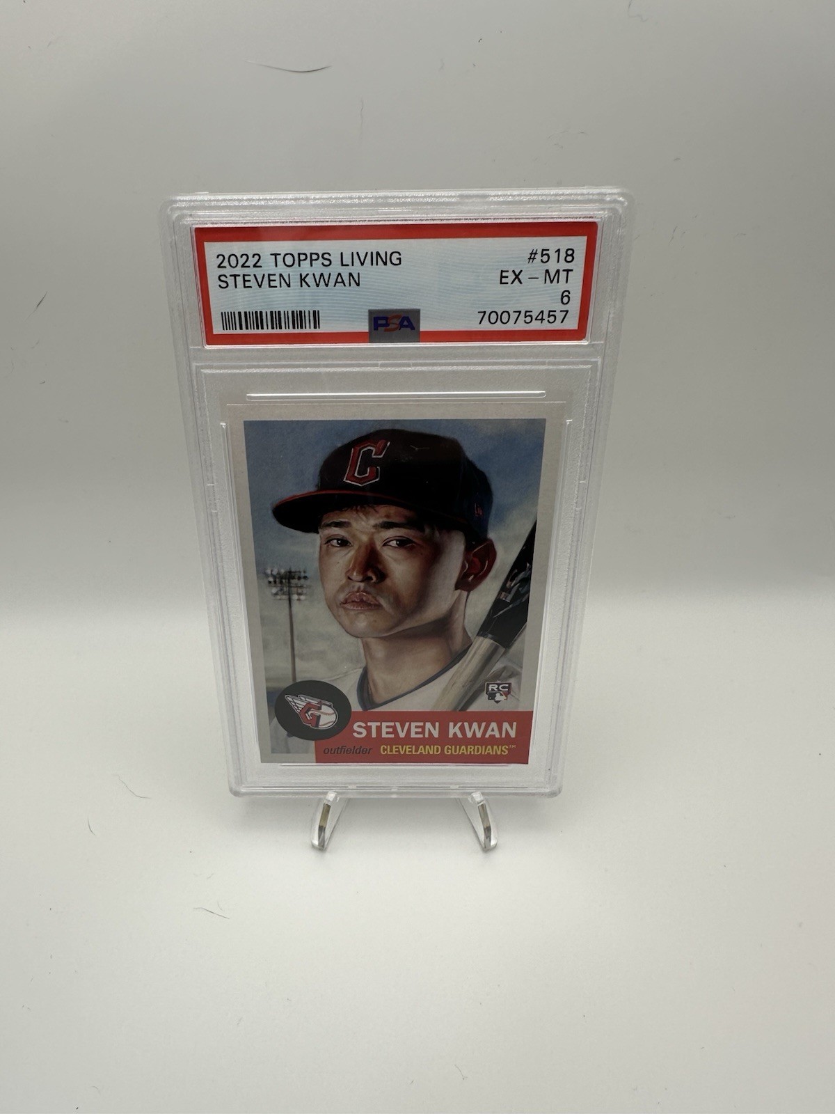 2022 Topps Living Set - Steven Kwan #518 /3193 (RC)