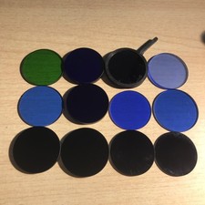 Zeiss UV IR ND Grün Mikroskop Filter Konvolut 12 Stück