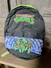 VTG Teenage Mutant Ninja Turtles TMNT Backpack Black / Green  [1989]