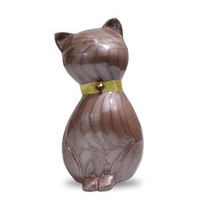 Cat Memorial Urn, Beautiful Container for Ashes - Cremation Keepsake for Reme...