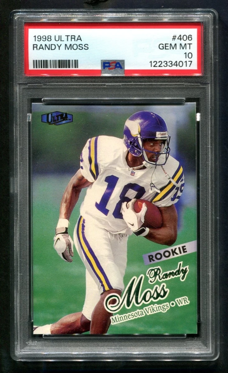 Fleer Randy Moss Rookie Football Sports Trading Cards