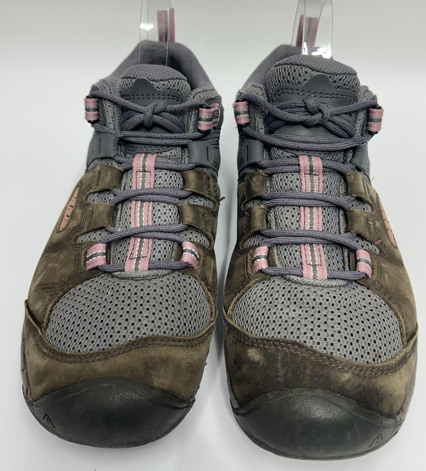 Scarpe da trekking Keen Steen Vent da donna taglia 10 grigio in pelle outdoor