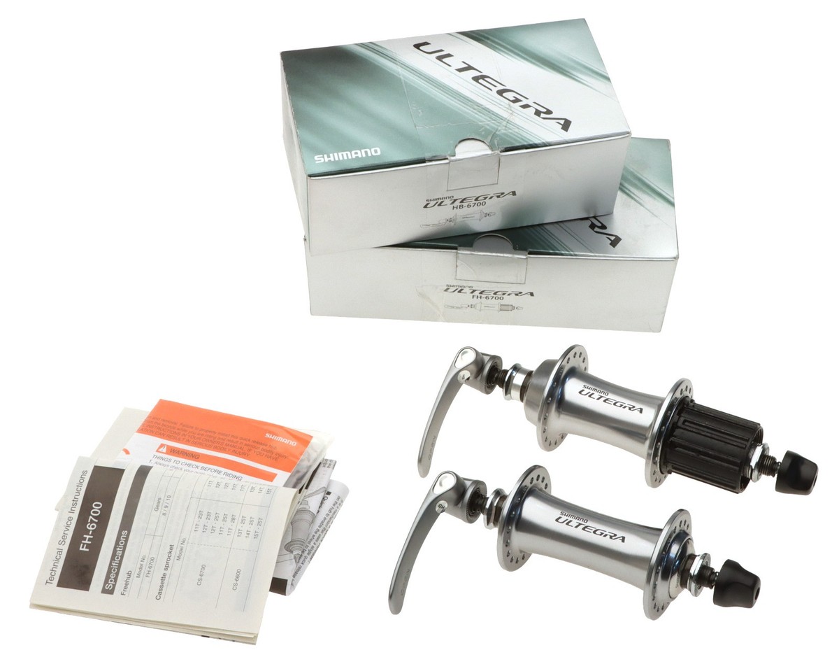 Shimano Ultegra HG 6700 Hubset Road 36h 100/130mm QR 10 Speed NEW