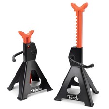 Jack Stands 3 Ton Extra Tall Heavy Duty Black 1 Pair 13.39-21.06 Adjus... Jack Stands 3 Ton Extra Tall Heavy Duty Black 1 Pair 13.39-21.06 Adjus...