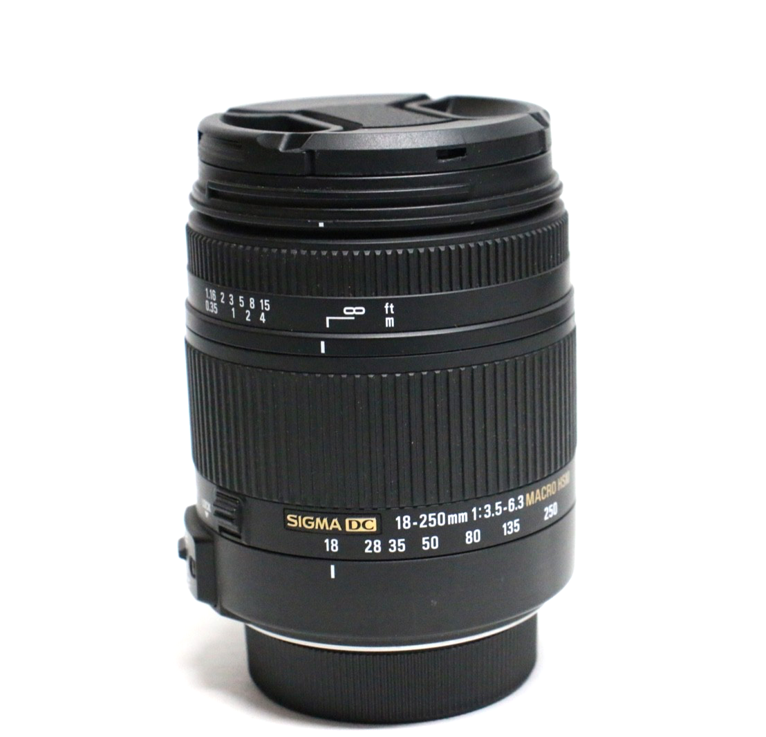 Sigma DC 883110 18-250mm f/3.5-6.3 HSM OS AF DC Lens for sale