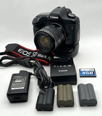 Canon EOS 5D Mk1 Classic W/ Canon 28-105mm F3.5-4.5 Lens BG-E2 Grip Bundle EUC