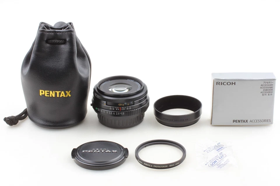 【MINT w/ Hood】 SMC Pentax-FA 43mm F1.9 Limited Black Pancake Lens From Japan - Image 2 of 4