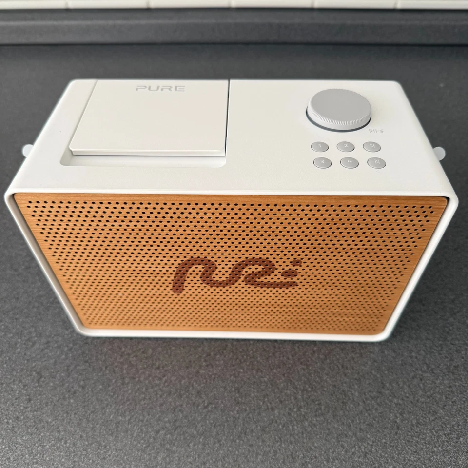 Pure Evoke Play Radio (EU/UK) Wood Edition, Cotton White NEU - Bild 3 von 4
