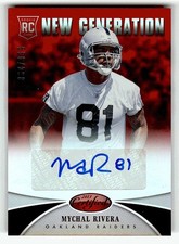 2013 Panini Certified #283 Mychal Rivera Mirror Red Signatures #/999