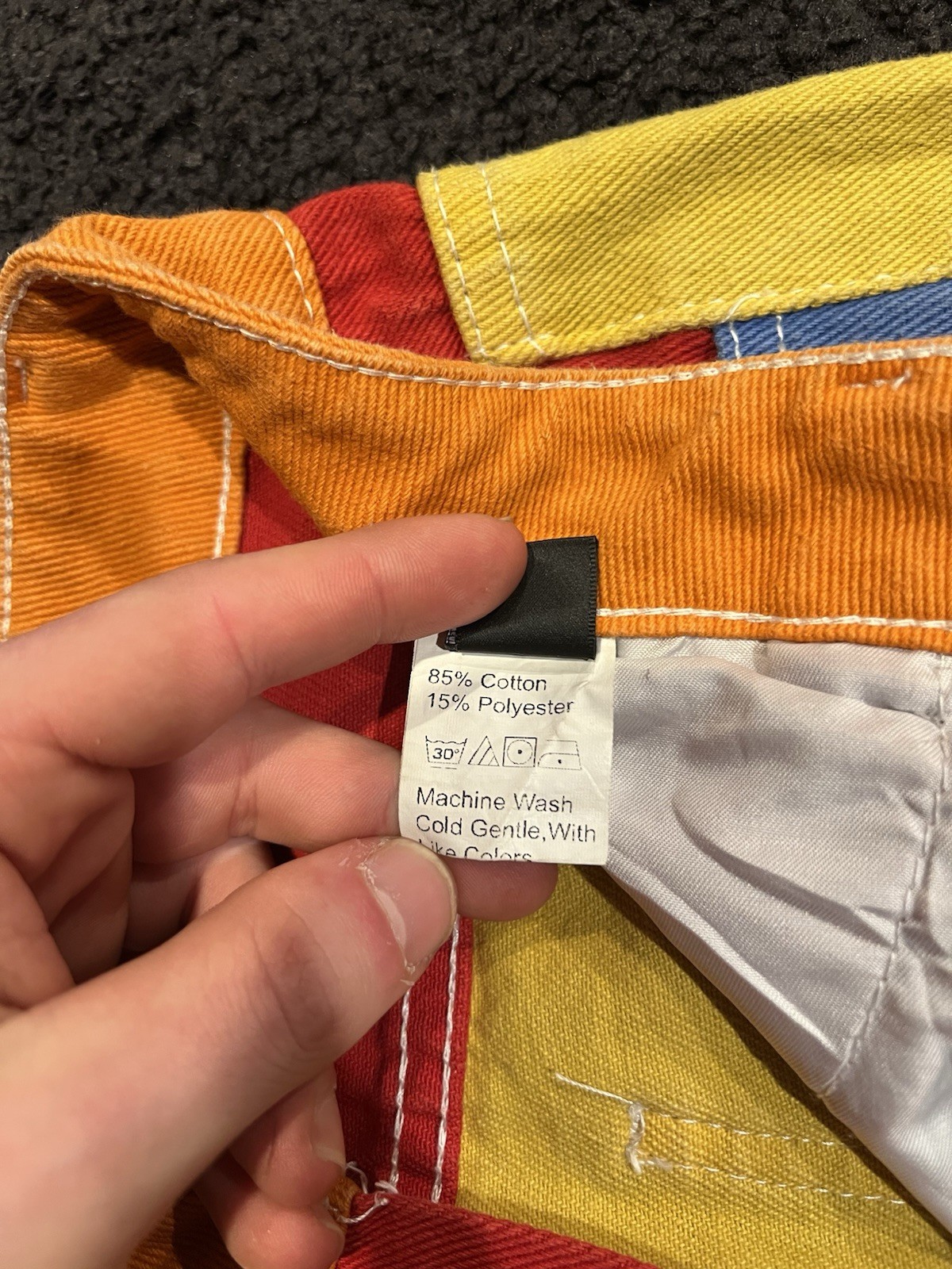 Women’s Shein Multicolor Patchwork Denim Jean’s S… - image 8