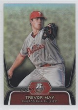 2012 Bowman Platinum Prospects Refractor Trevor May #BPP25 0c4