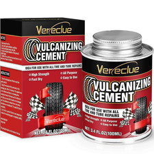 Chemical Vulcanizing Cement 3.4fl.oz All Purpose Tire Repair Rubber Glue Dr..