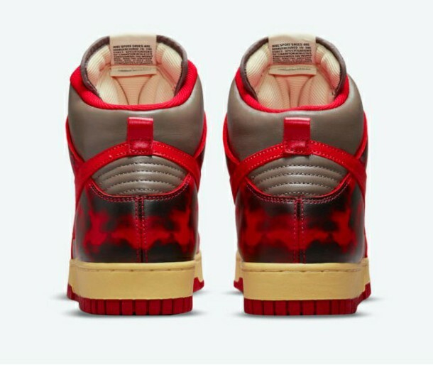 Nike Dunk High 1985 Red Acid Wash Shoes Size 12M / 13.5W NEW  display picture 2