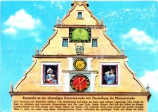 6x4"  Postcard Rothenburg on der Tauber Germany - Clock 30 Years War