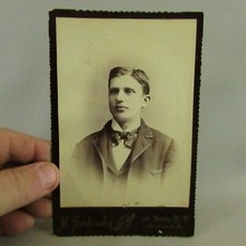 Cabinet Card Photo Photograph Young man New York NYC