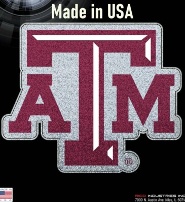 University Texas A&M NCAA Lic Rico Aggies Decal colorful Die cut Car Sticker 
