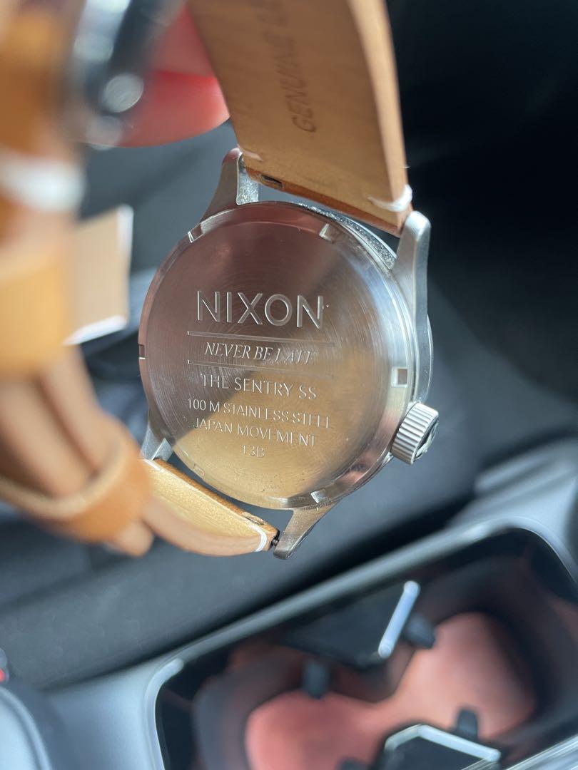 NIXON genuine leather belt watch YN0P3U eBay