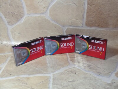 3x Emtec Audiokasette Sound Quality Ferric Tape    NEU #2