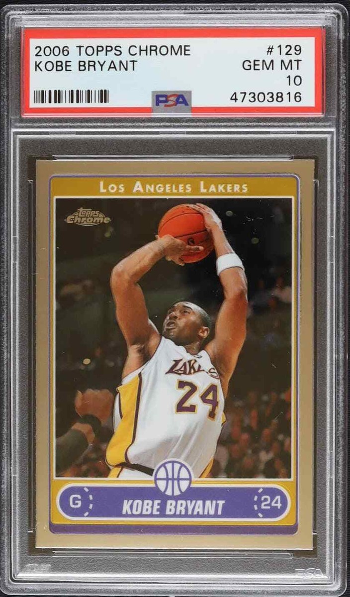 2006 Topps Chrome Kobe Bryant #129 PSA 10 | eBay
