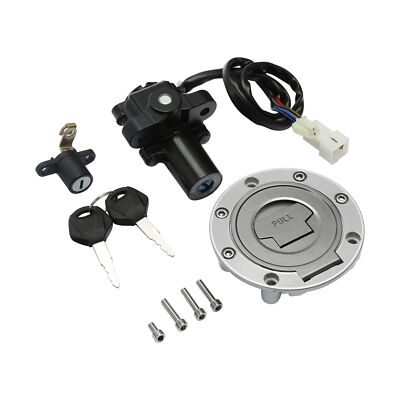 Fuel Gas Ignition Switch w/Key Seat Lock Fit For Yamaha FZ6 2004