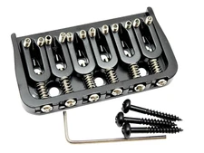 Hipshot Style .125" Floor Height Fixed 6 String Guitar Bridge