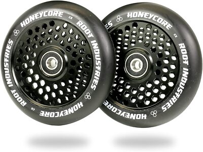 2 x Root Industries Honeycore Stunt-Scooter Rolle 110mm Roller Wheels Schwarz