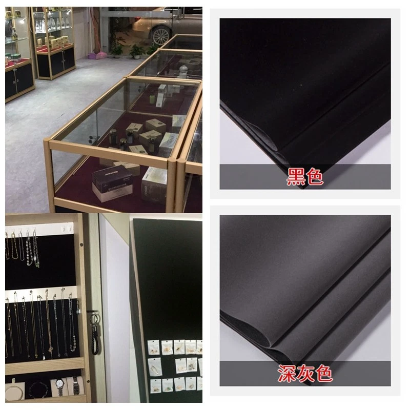 Self Adhesive Velvet Suede Fabric Velour Sticker Background DIY Jewel Box20*30cm - Image 3 of 4