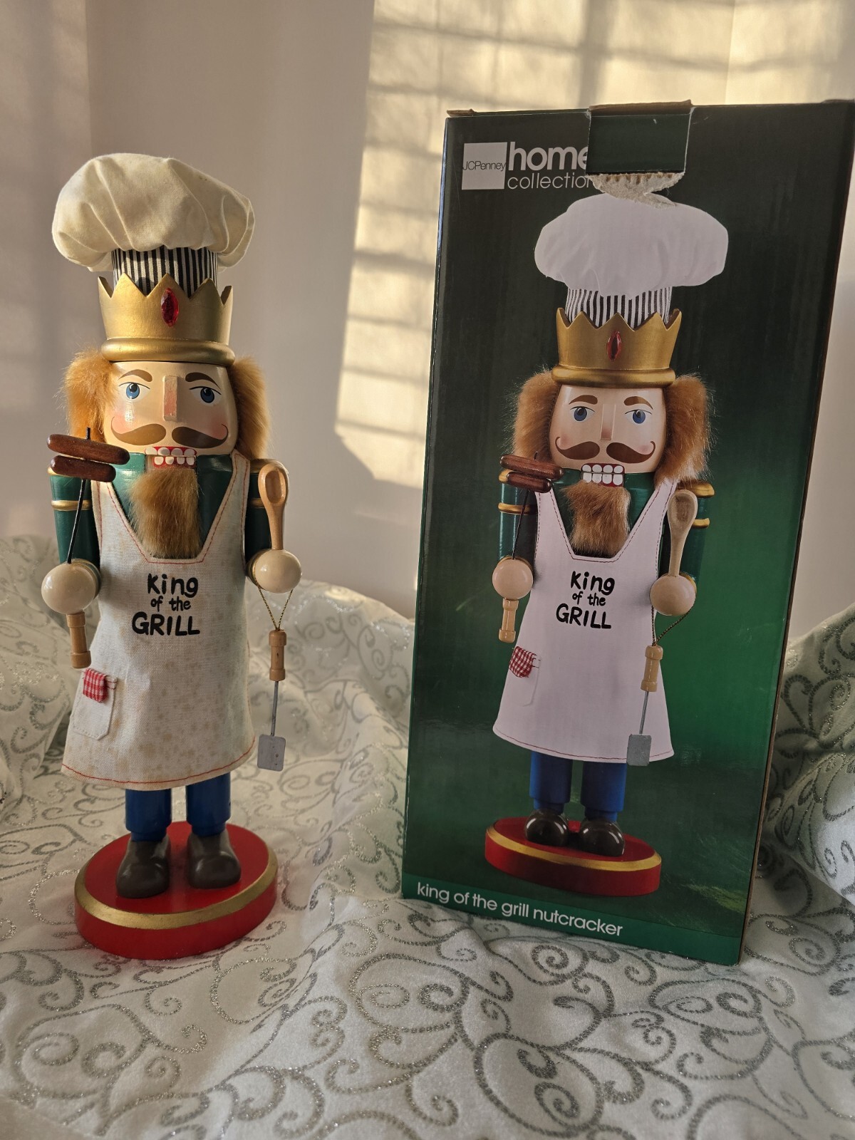 Home Collection Christmas King Of The Grill Wood  15