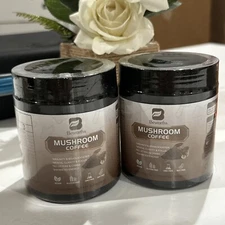 Beworths Mushroom Coffee Powder Organic Lion's Mane Reishi Boost Brain & F.2pack