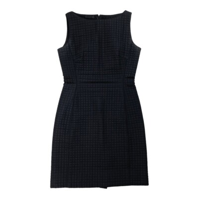 PRADA VINTAGE RUNWAY NYLON QUILTED SLEEVELESS BLACK PENCIL DRESS SIZE  MEDIUM M | eBay