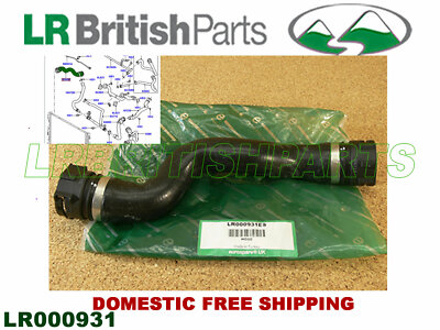 LAND ROVER RADIATOR TOP HOSE LAND ROVER LR2 3.2L NEW LR000931 EUROSPARE