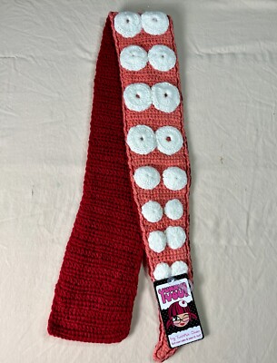 YUMMY YOU! Orange & White Octopus Knitted Scarf - TWINKIE CHAN